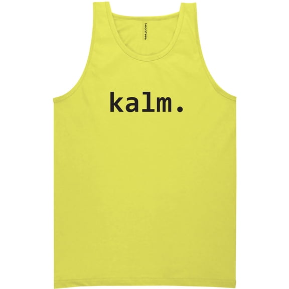 kalm. Neon Tank Top