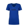 thumbnail image 1 of kalm. Womens V-Neck T-Shirt, 1 of 2