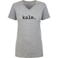 thumbnail image 1 of kalm. Womens V-Neck T-Shirt, 1 of 3