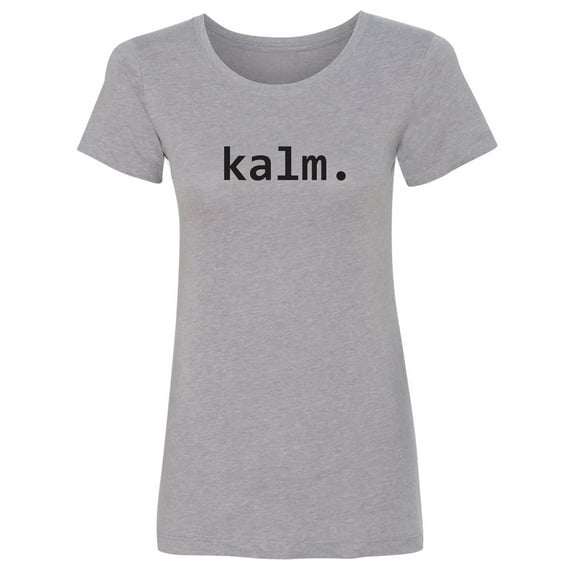 kalm. Womens crewneck tee