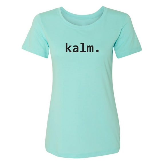 kalm. Womens crewneck tee