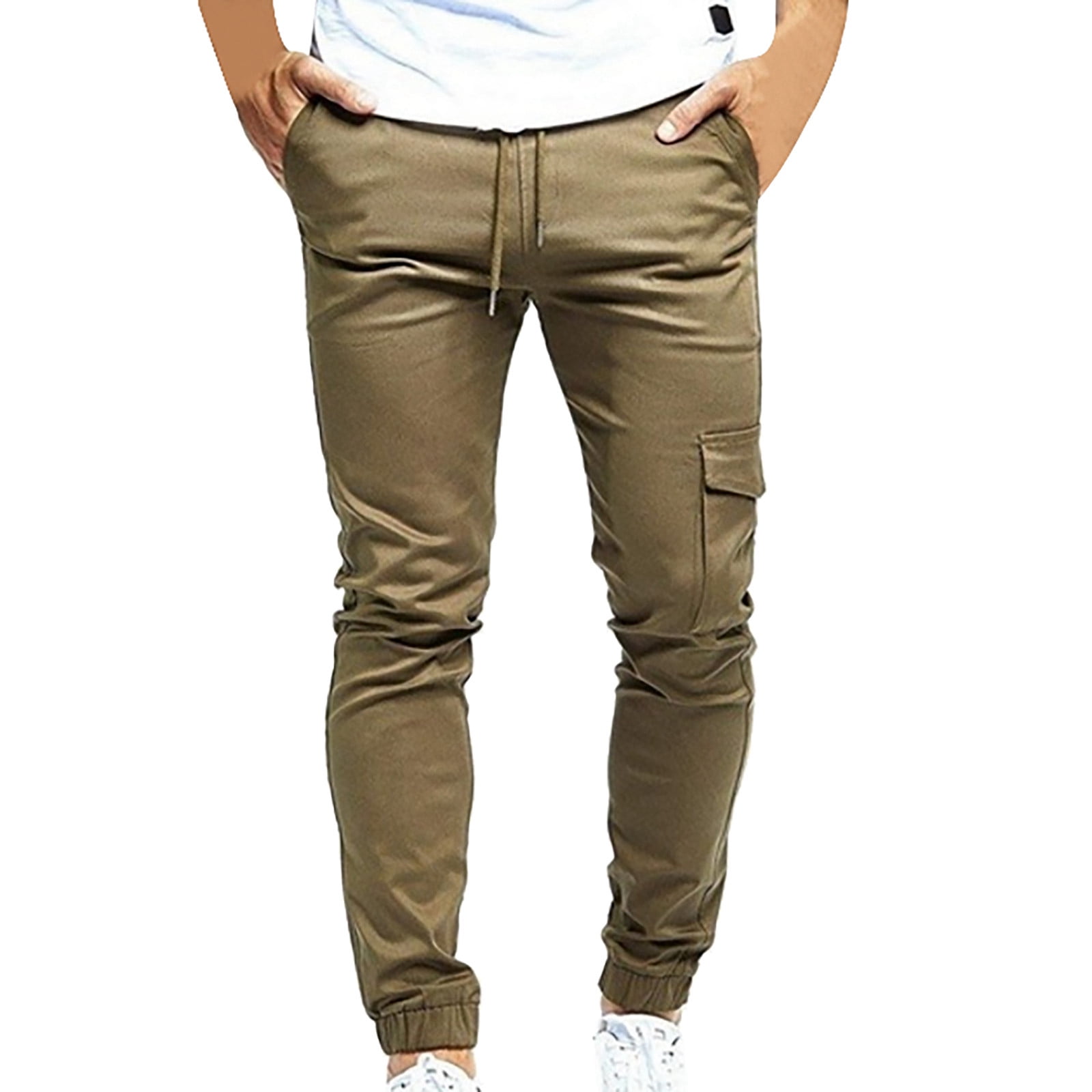 kamemi Men Pants Casual Men's Slim Straight Active Stretch Pant ...