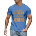 thumbnail image 1 of kamemi Plain Tshirts for Men Mens Mens Ultra T-Shirt(Light Blue,3XL), 1 of 6