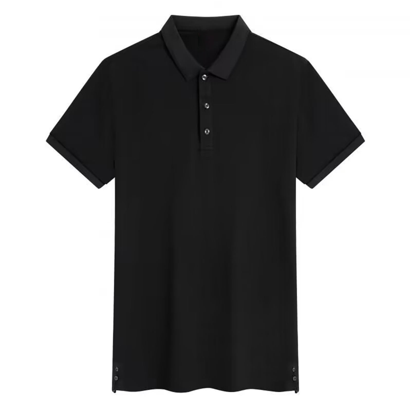 kamemi Polo Shirts for Men Men's Comfortable Knit Collar Polo Jersey ...