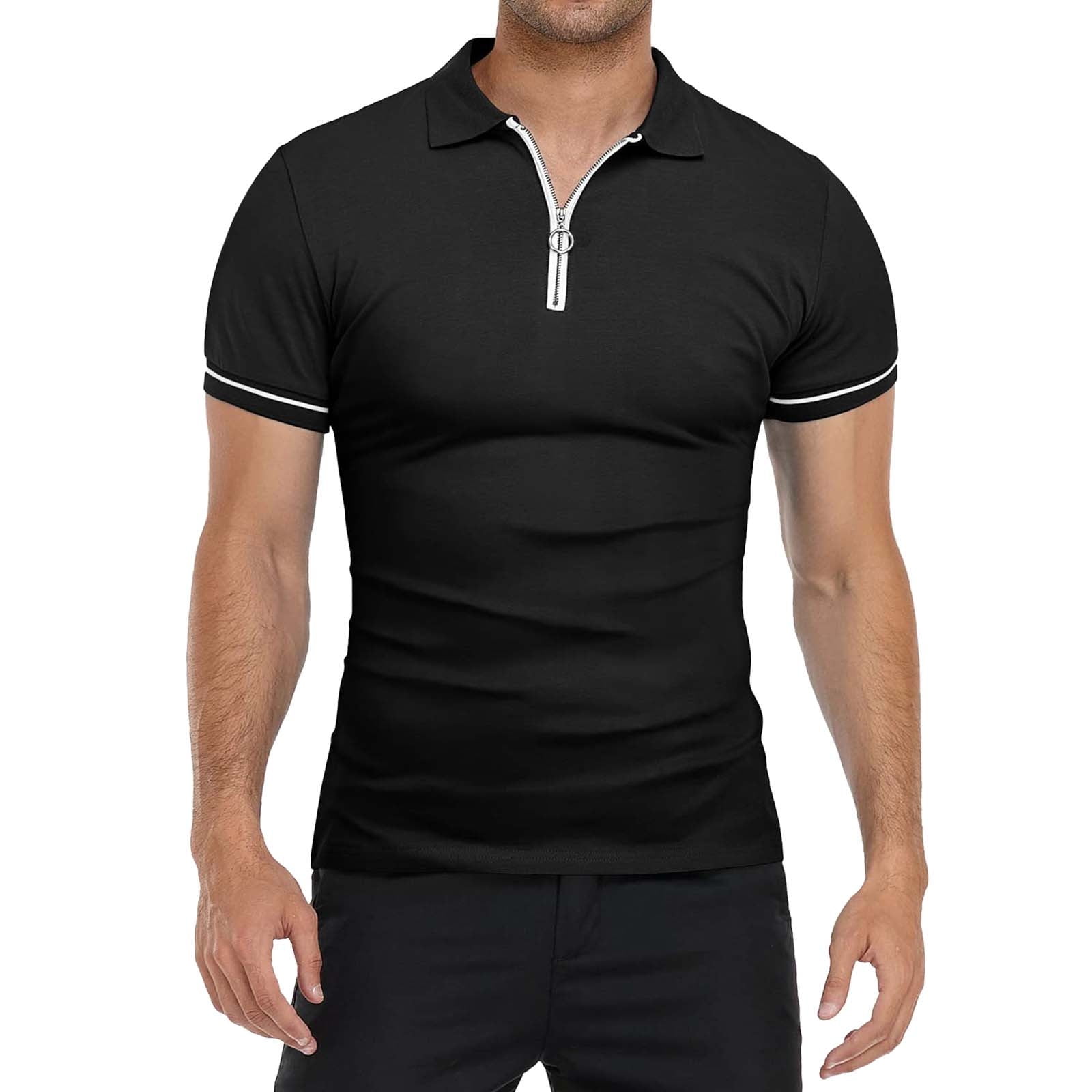 kamemi Short Sleeve Polo Shirts for Men Men's Golf Polo Shirts Short ...