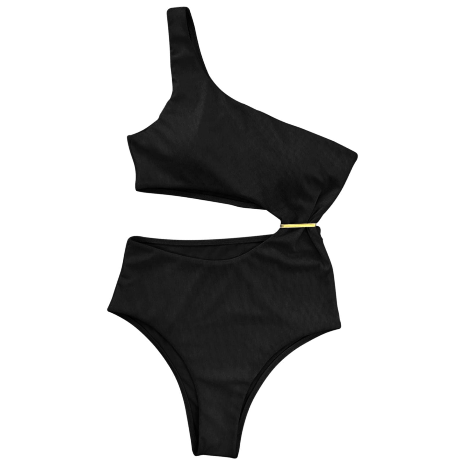 kamemi Swimsuits for Women 2025 Womens One Piece Swimsuit Shoulder Cut Out Bathing Suit Beach