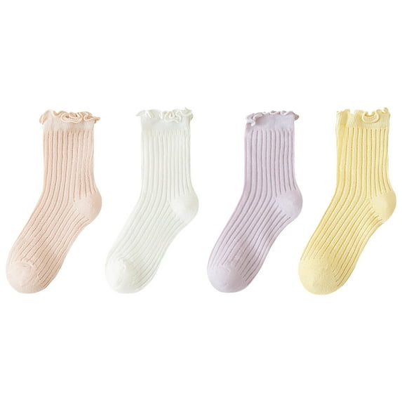 kamemir Ankle Socks Woman Cute Colorful Socks for Women Ankle Socks(Purple,9-12 Years)