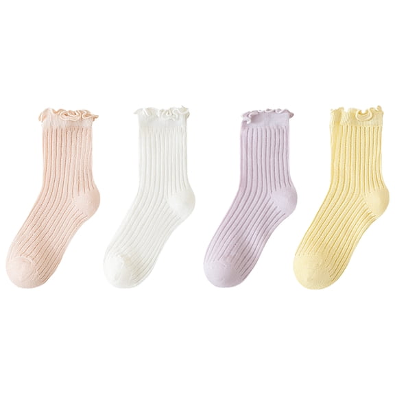 kamemir Ankle Socks Woman Cute Colorful Socks for Women Ankle Socks(Purple,9-12 Years)