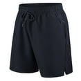 thumbnail image 1 of kamemir Athletic Shorts for Men Mens Shorts Casual Drawstring Elastic Waist Workout Shorts(Dark Blue,XL), 1 of 5