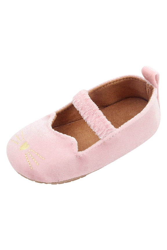 Baby Casual Walking Shoes Girls Sports Shoes Fashion New Pattern Cute Hook Loop Breathable Flat Sneakers Comfortable Sandals Novelty Chic Outwear(Red,6)