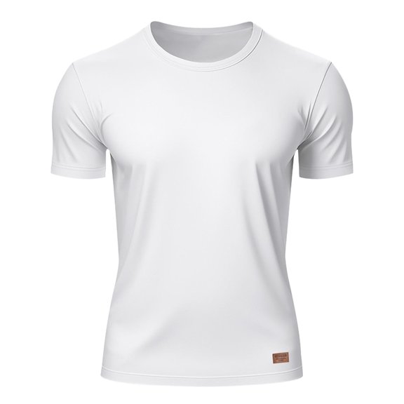 kamemir Big and Tall T Shirts for Men Mens T Shirt Ultra Soft Plain Tshirts for Men Cooling Crew Neck Casual Basic Tee Shirt Undershirt White,XL
