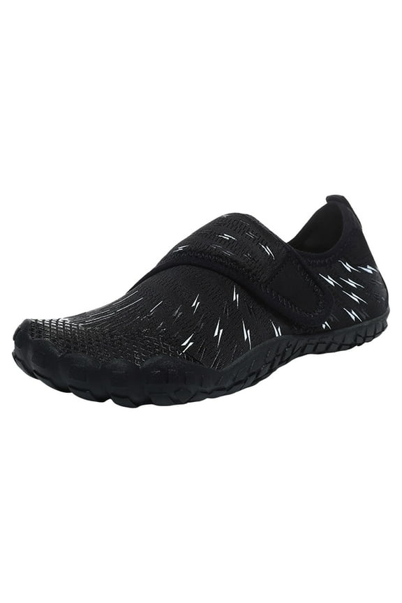 Kids Water Sports Shoes Quick-Dry Barefoot Non Slip for Boys Girls Toddler Big Kid(Black,3.5)