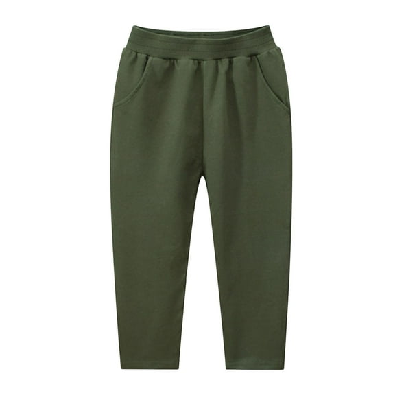 kamemir Boys' Pull-on Twill Jogger Pants(AG,6-7 Years)