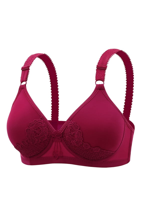 Bralettes for Women Women's Seamless Bras No Underwire Scalloped Push Up Bras Soft Wireless Comfort Bralettes Full Coverage Everyday Bra(,36)