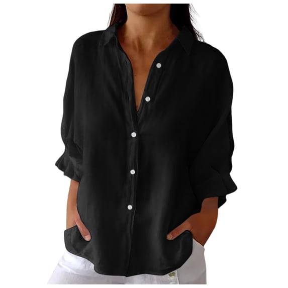 kamemir Cardigan Sweaters for Women Lightweight Women's Long Sleeve V-Neck Down Cardigan Knit Shrugs Sweater(Black,M)