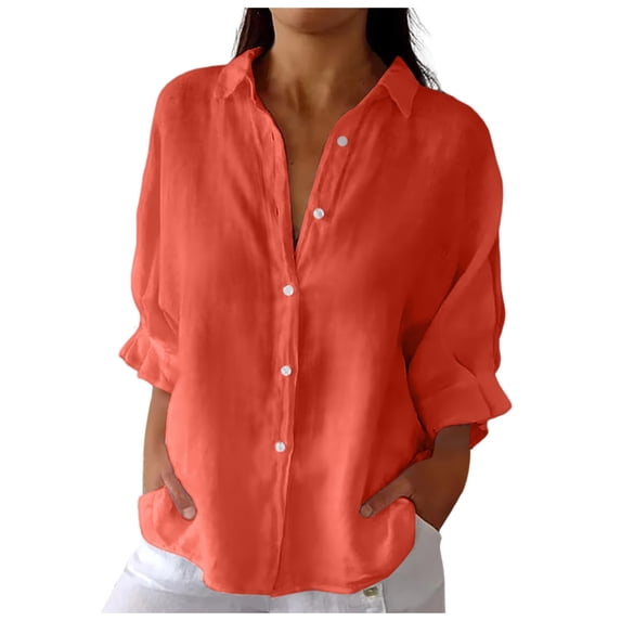 kamemir Cardigans for Women Women's Cardigans Casual Lightweight Open Front Cardigan Sweaters for Women(Red,L)