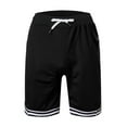 thumbnail image 1 of kamemir Cargo Shorts for Men Men's Cargo Shorts Relaxed Fit Mens Running Shorts Elastic Waist Cotton Hiking Shorts(Black,M), 1 of 5
