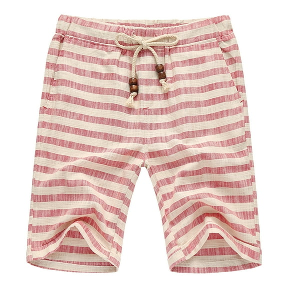 kamemir Cargo Shorts for Men Men's Classic Cargo Stretch Short(Red,XL)