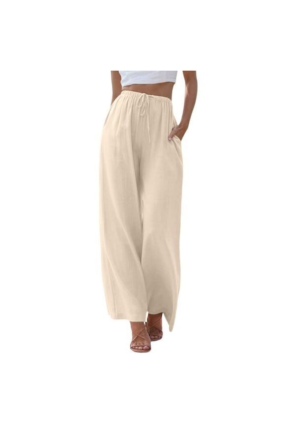 Casual Dress Pants for Women Women's Core Knit Pant(Beige,3XL)