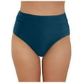 thumbnail image 1 of kamemir Cheeky Bikini Bottoms Women's Cheeky Bikini Bottom(Dark Green,S), 1 of 6