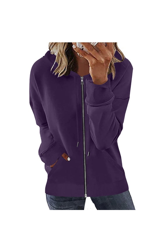 Coat Women Women's Waterproof Lightweight Jacket Hooded Windbreaker with Pocket for Outdoor(Purple,S)