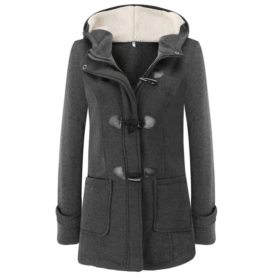 kamemir Coats for Women Women's Waterproof Lightweight Rain Jacket Hooded Windbreaker with Pockets for Outdoor(Dark Gray,XL)