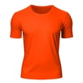 thumbnail image 1 of kamemir Comfort Colors Tshirt Men's T-Shirt,Soft and Comfortable T-Shirts for Men Orange,4XL, 1 of 6