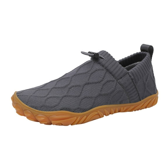 kamemir Footwear Running Barefoot Shoes,Minimalist Trail Running Shoes,Breathable Water Proof Outdoor Barefoot Shoes for Women Men(Gray,9)