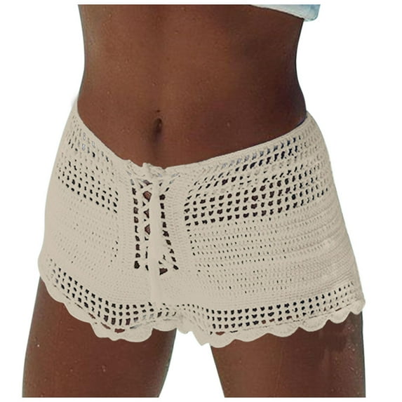 kamemir Full Coverage Bikini Bottom Fabrication protects your skin by blocking harmful during outdoor sports(Beige,L)