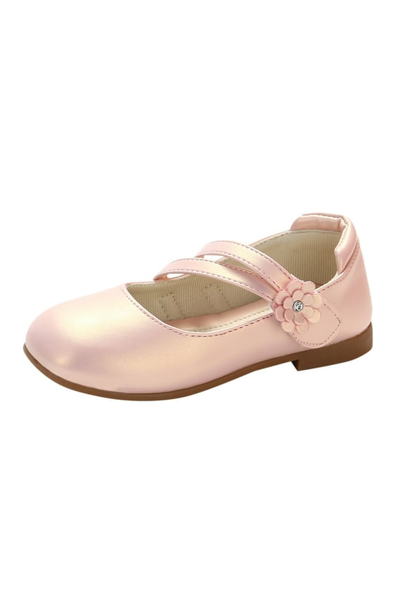 Girl's Rhythm Tap Dance Shoe(Pink,10.5)