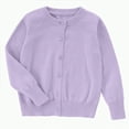 thumbnail image 1 of kamemir Girls School Clothes Girls Warm Sweater for Girls Kids, Knitted Sweater with Round-Neck Girls Cardigans Winter Sweaters to Warm Up(Purple,9-10 Years), 1 of 5