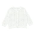 thumbnail image 1 of kamemir Girls Solid Cardigan(White,5-6 Years), 1 of 4