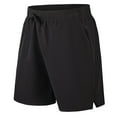 thumbnail image 1 of kamemir Gym Shorts Men Men's Casual Shorts Elastic Waist Drawstring Workout Running Jogging Beach Sweat Shorts with Pockets(Black,2XL), 1 of 6