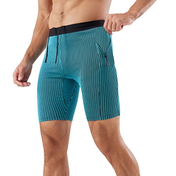 kamemir Half Tights Men Running Men's Compression Pants Leggings Sports Tights Performance Athletic Workout Running Gym(Green,XL)