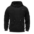 thumbnail image 1 of kamemir Heated Hoodies for Men Women Lightweight Warm USB Powered Electric Outdoor Sweatshirts Jackets for Fishing Camping Unisex(Black,L), 1 of 5