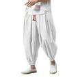 thumbnail image 1 of kamemir Hiking&nbsp;Pants Men's Big & Tall Extreme Motion Flat Front Regular Straight Casual Pant (White,5XL), 1 of 5