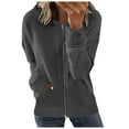 thumbnail image 1 of kamemir House Coats for Women With Pockets Women Waterproof Long Hooded Trench Coats Lined Windbreaker Travel Jacket(Light Gray,L), 1 of 4