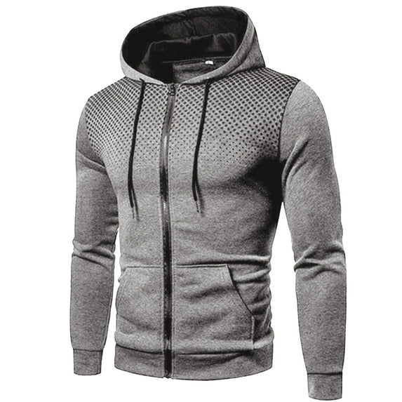 kamemir Jackets for Men Men's Suede Jacket Full Zip Casual Vintage Jackets Lightweight Classic Coat(Grey,XXL)