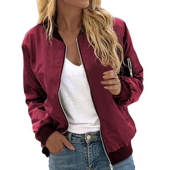 kamemir Jackets for Women Trendy Womens Long Sleeve Down Lapel Collar Shacket Jacket(Red,XL)