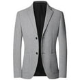 thumbnail image 1 of kamemir Men Suits Regular Fit Mens Floral Blazer Suit Jacket Dinner Party Prom Wedding Stylish Tuxedo(Grey,170), 1 of 2