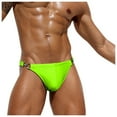 thumbnail image 1 of kamemir Men Swim Brief Mens Fashion Leisure Hawaii Soft And Comfortable Swimming Hot Springs With Triangle Swimsuit Trunks(X-Green,L), 1 of 6