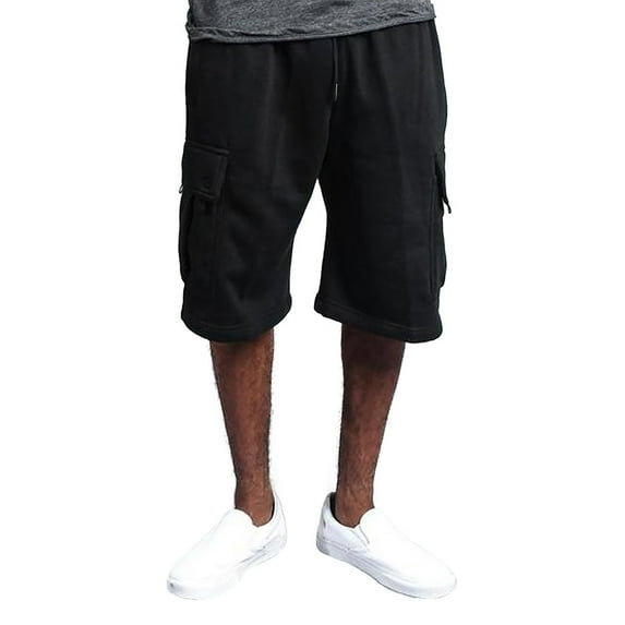 kamemir Men's Cargo Short Men's and Big Men's Cargo Shorts(Black,3XL)