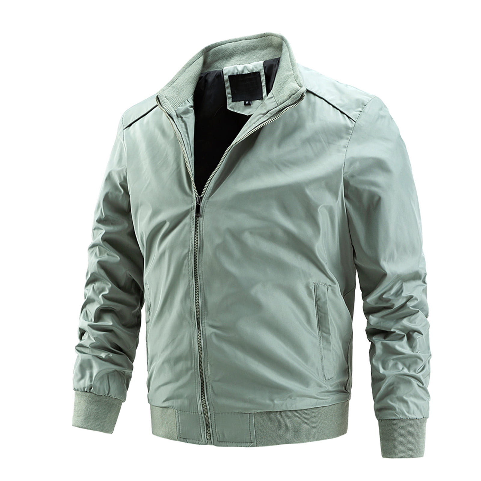 【NUTEMPEROR 】Lightweight zipper jacket Men's Slim Fit Bomber Jackets Full Zip Lightweight