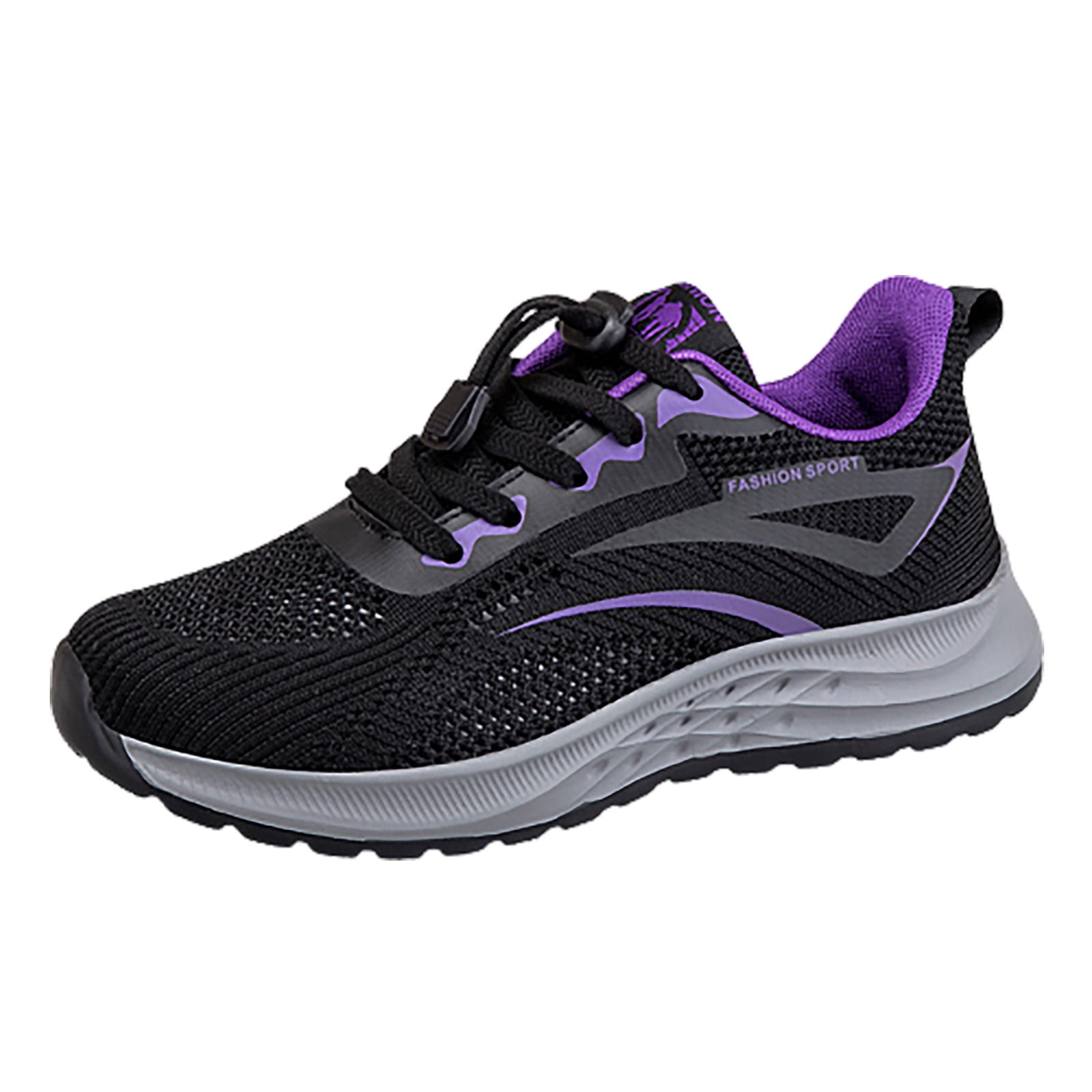 kamemir Men's Cross Trainer Charged Running Shoe(Black,6.5)