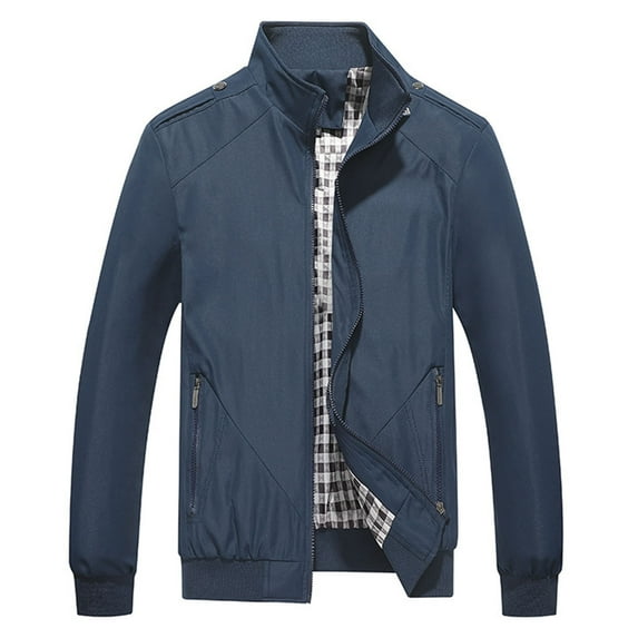 kamemir Men's Lightweight Jackets Men's Lightweight Packable Hooded Puffer Jacket Insulated Winter Coat for Snow Ski Traveling(Dark Blue,L)