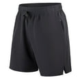 thumbnail image 1 of kamemir Men's Shorts Men's Casual Classic Fit Short Drawstring Summer Beach Shorts(Dark Gray,2XL), 1 of 5