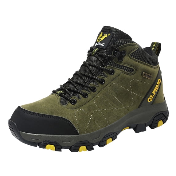 kamemir Men's Waterproof Hiking Boot(Green,8)
