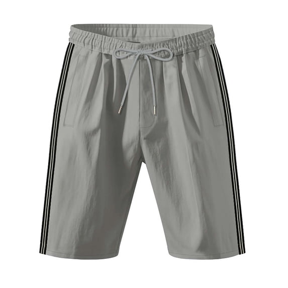 kamemir Mens Athletic Shorts Mens Shorts Casual Comfortable Workout Shorts Drawstring Pockets Elastic Waist(Dark Gray,L)