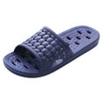 thumbnail image 1 of kamemir Mens Casual Sneakers Shower Shoes Quick Dry Non-Slip Bathroom Slippers for Men Women Home Slides(Dark Blue,10.5), 1 of 4