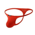 thumbnail image 1 of kamemir Mens Jockstraps Mens T-Back Thongs Sexy Low Rise Briefs Pouch Underwear(Orange,L), 1 of 5